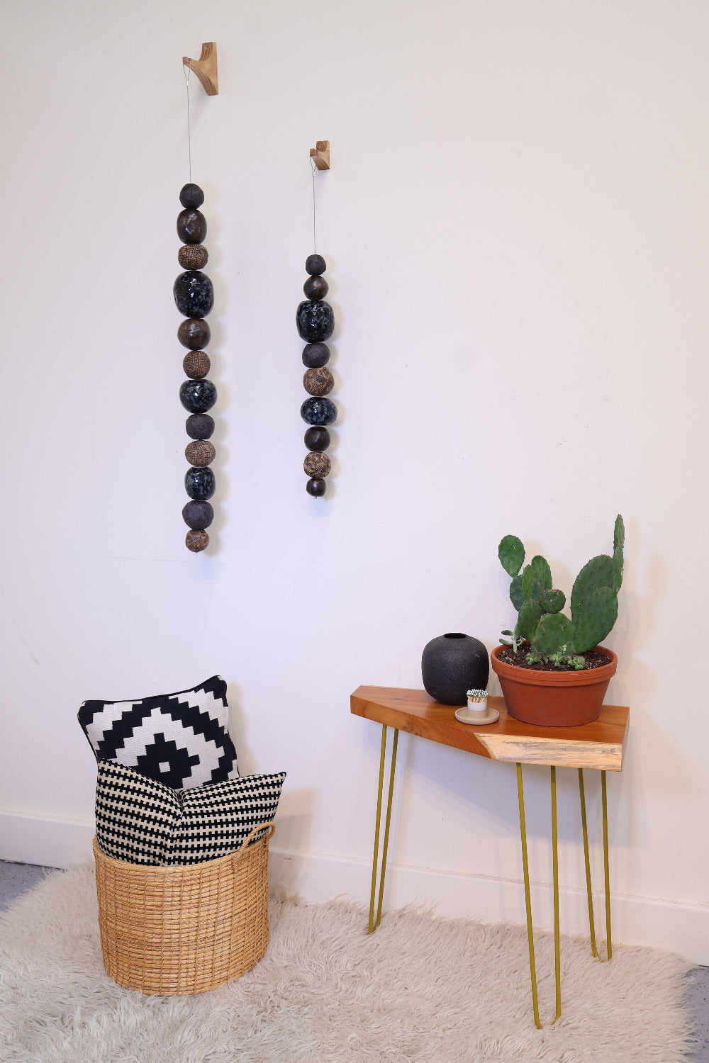 Ceramic Ball Strand - Black - Carter + Rose