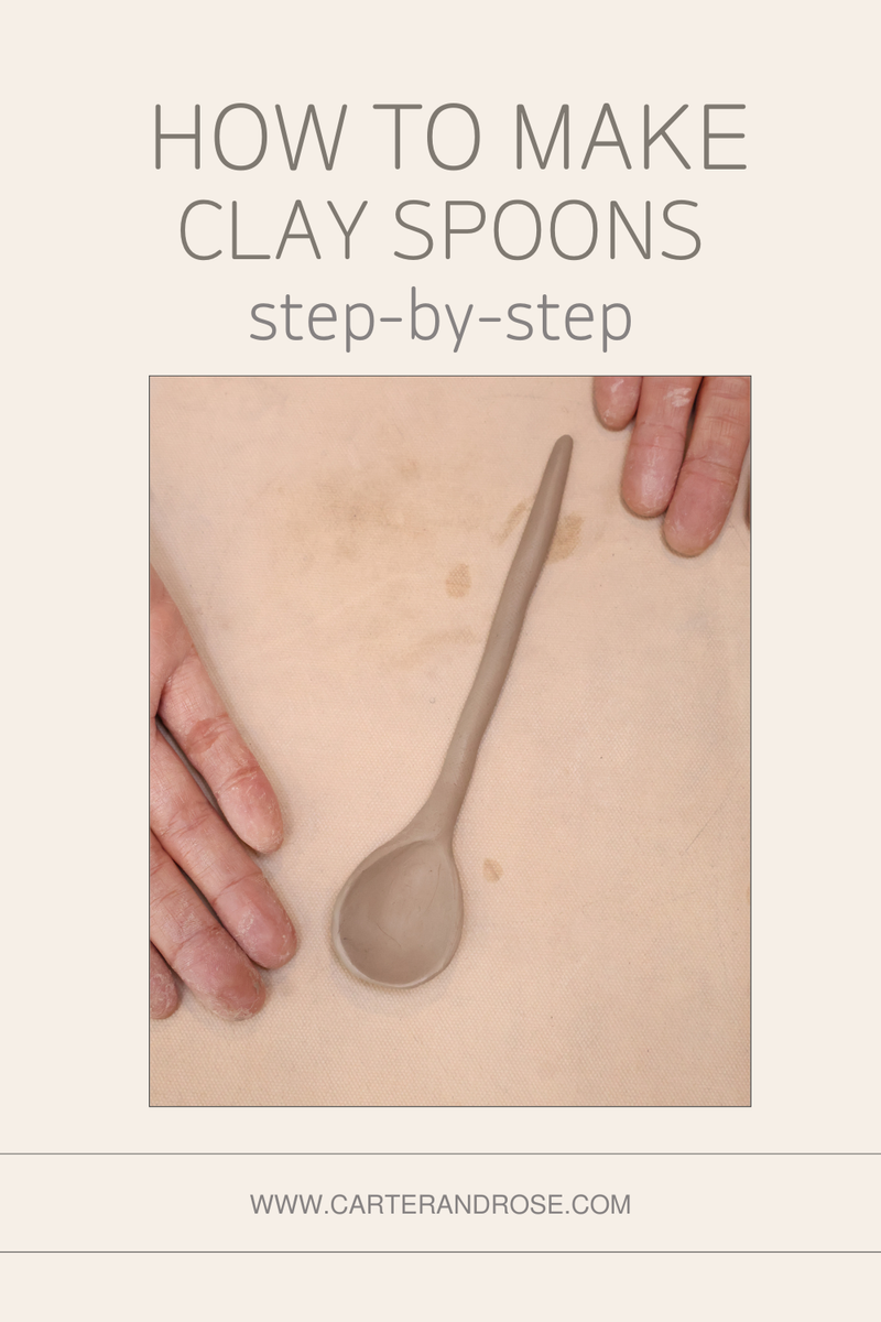 How to Make Clay Spoons - Carter + Rose