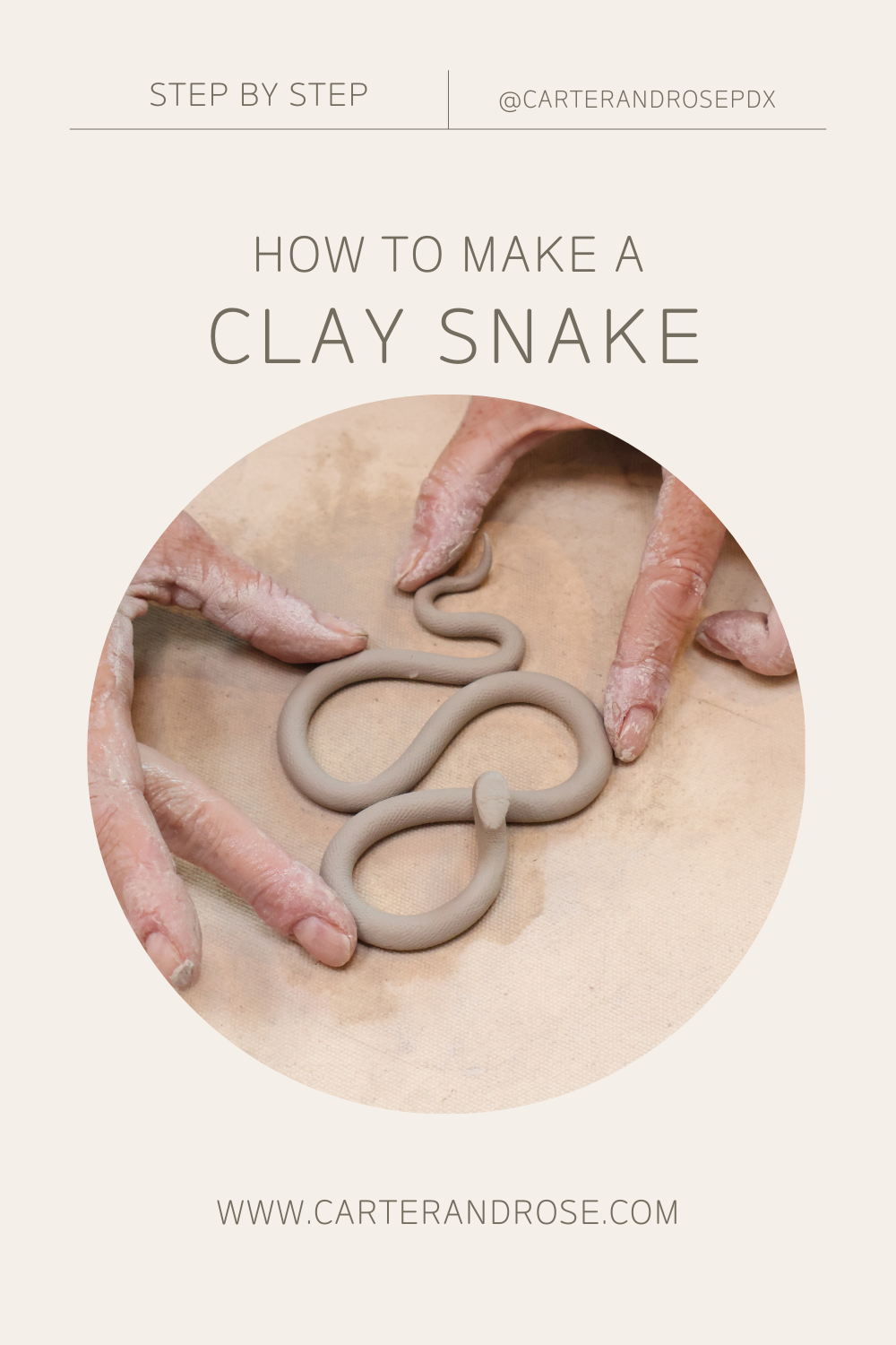 How to Make a Clay Snake