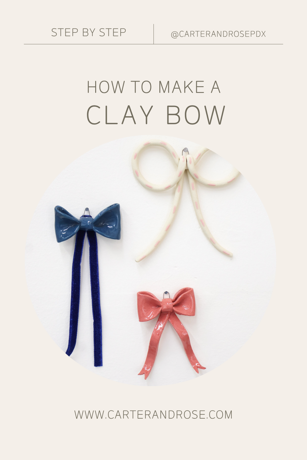 DIY Clay Bow