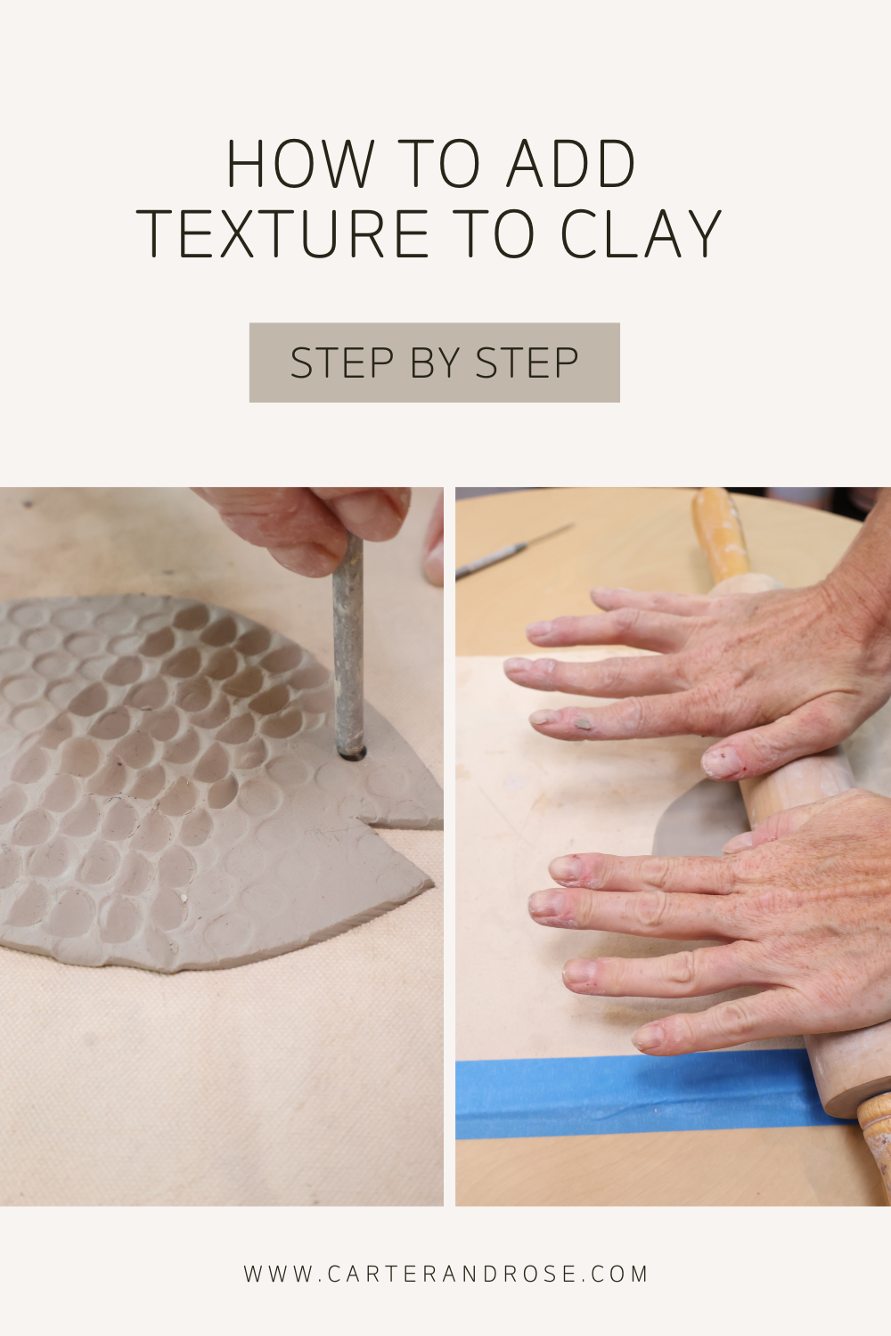 How to Texture Clay
