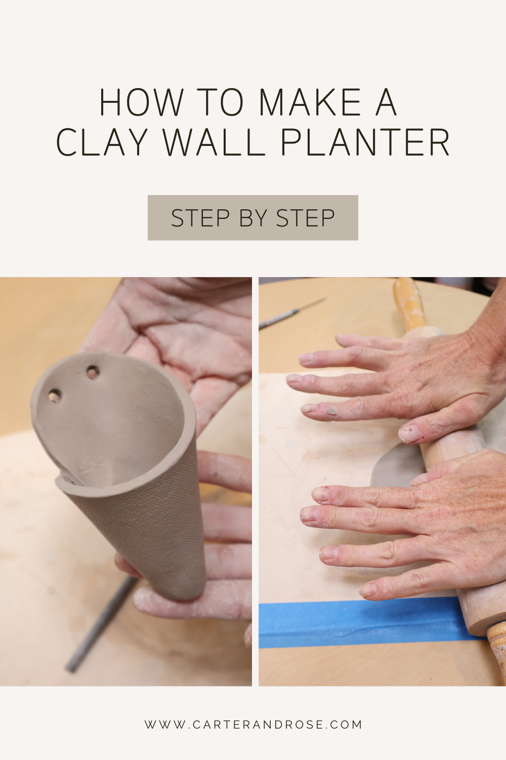 How to Make a Clay Wall Planter