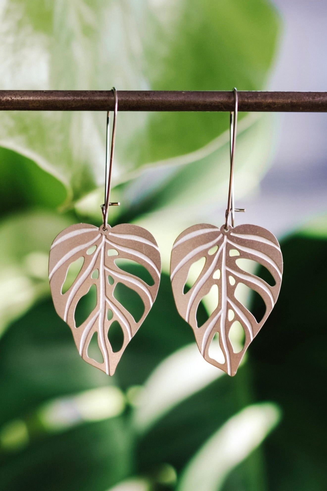Monstera Adansonii Earrings - Carter + Rose