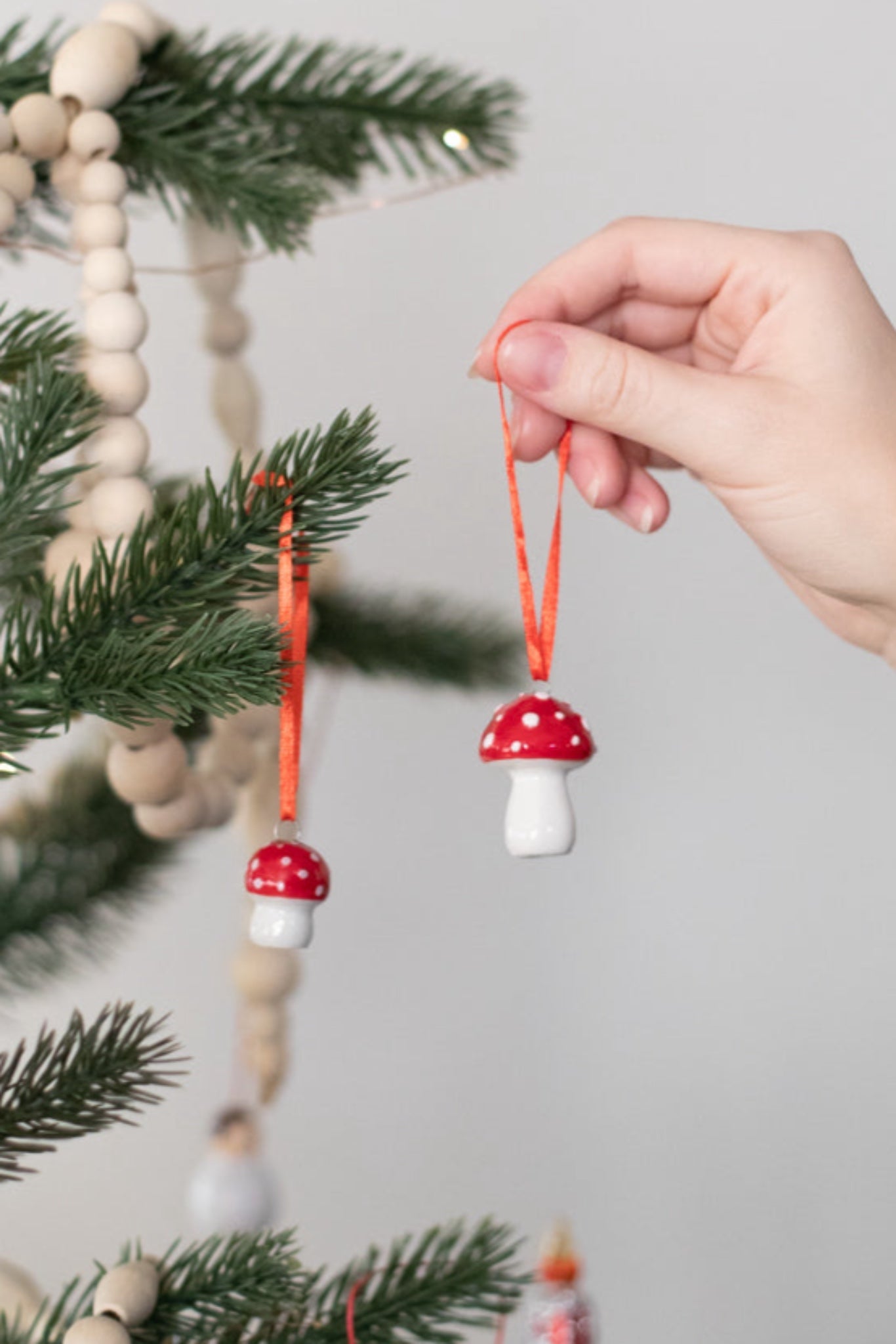 Ceramic Mushroom Ornaments / December 12th