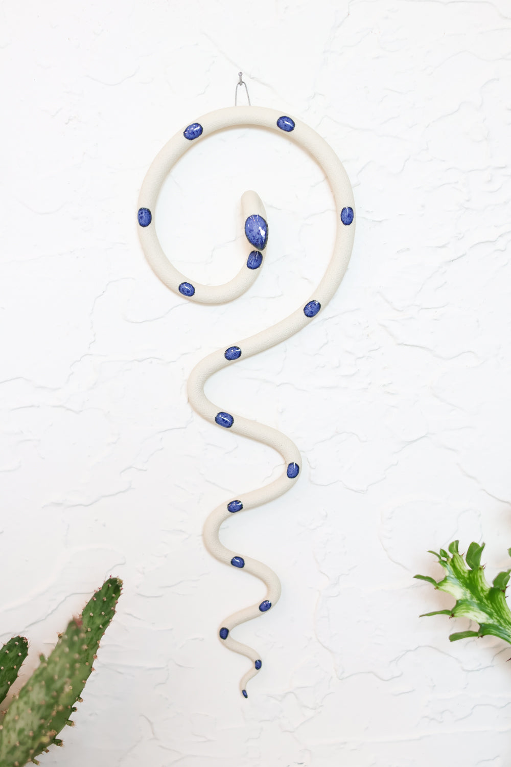 Carter + Rose, Medium Ceramic Wall Snake - Carter + Rose