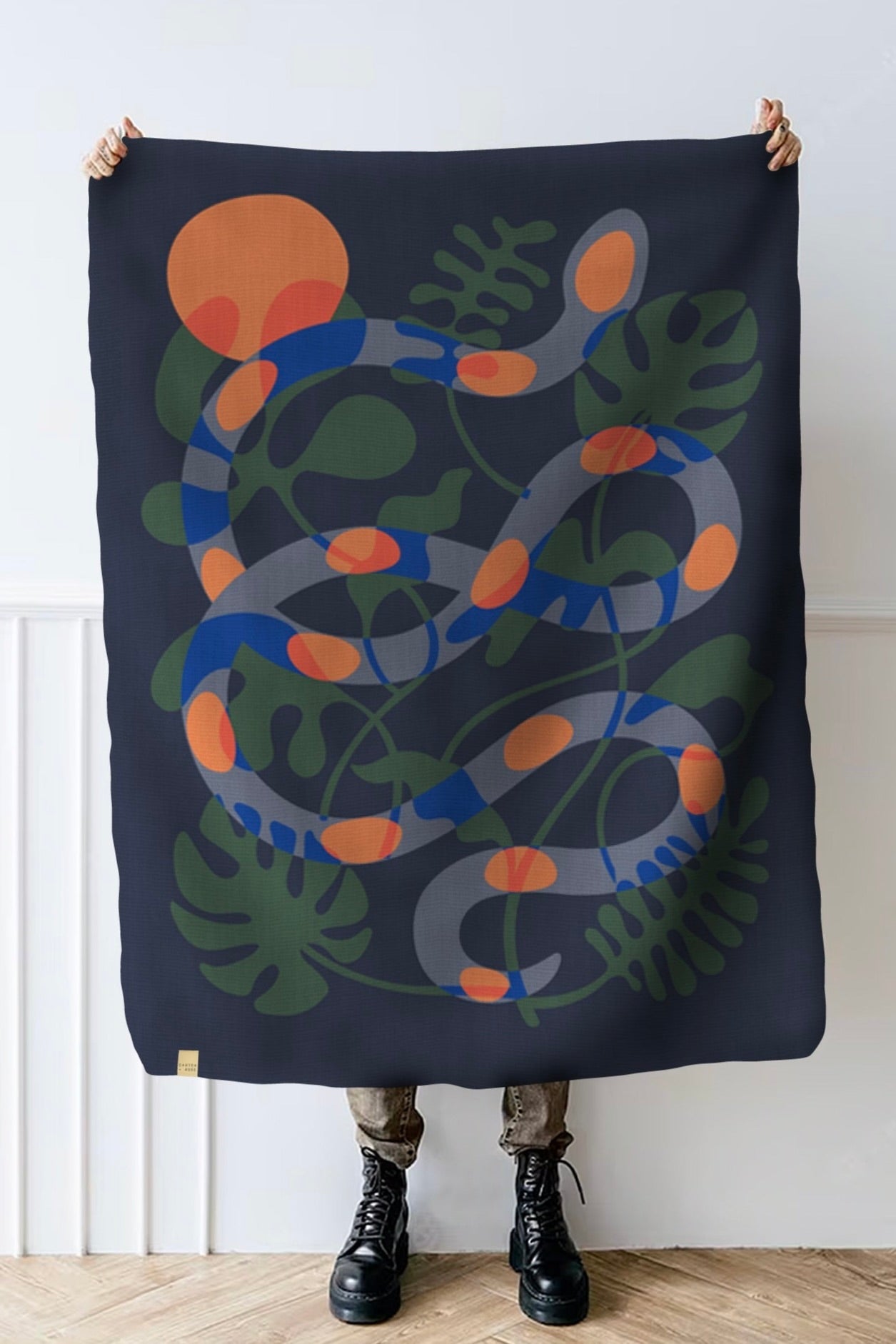 Flora + Snake Blanket