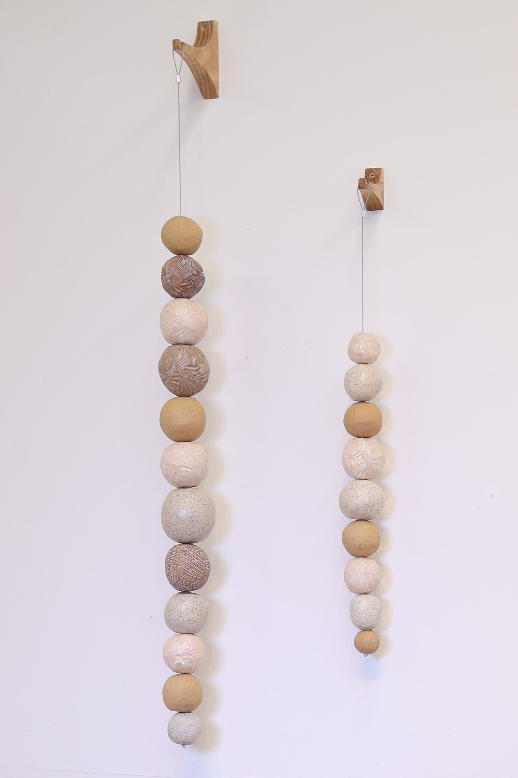 Ceramic Ball Strand - Cream - Carter + Rose