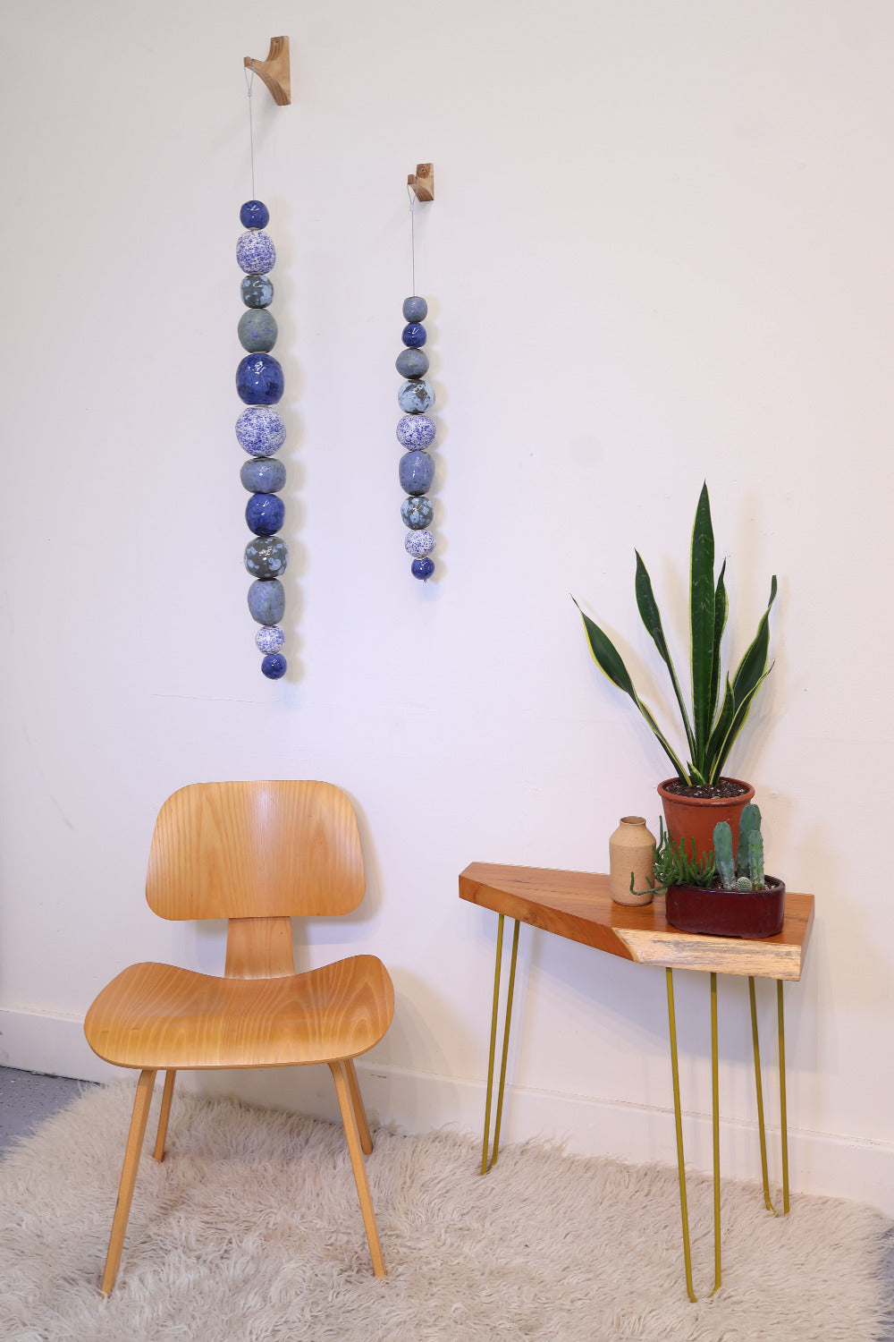 Ceramic Ball Strand - Blue - Carter + Rose