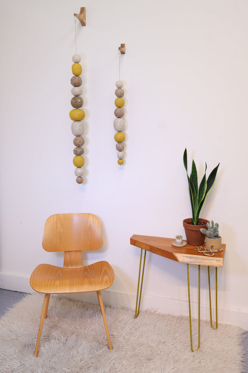 Ceramic Ball Strand - Honey