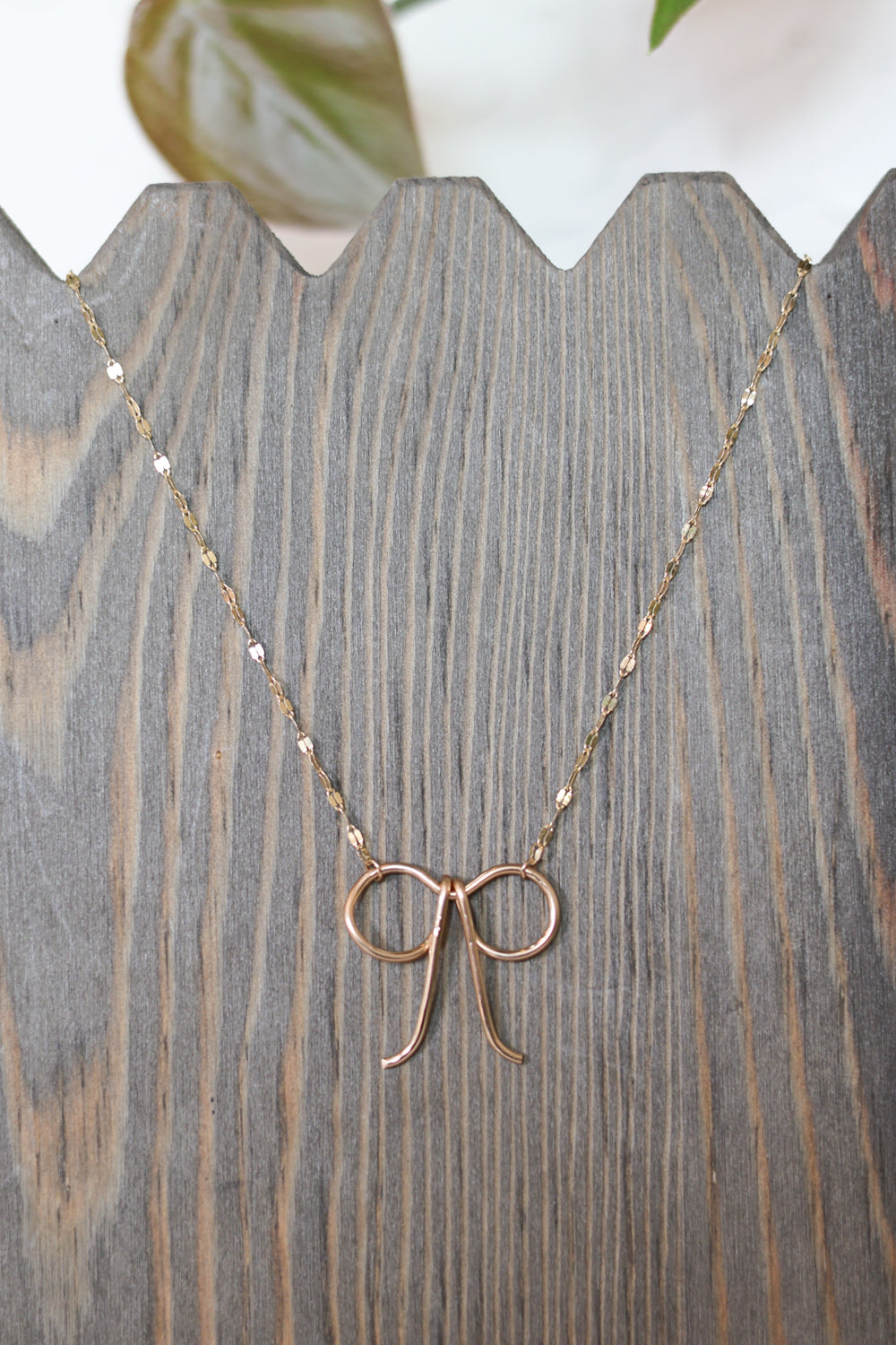 Gold Filled Bow Chain