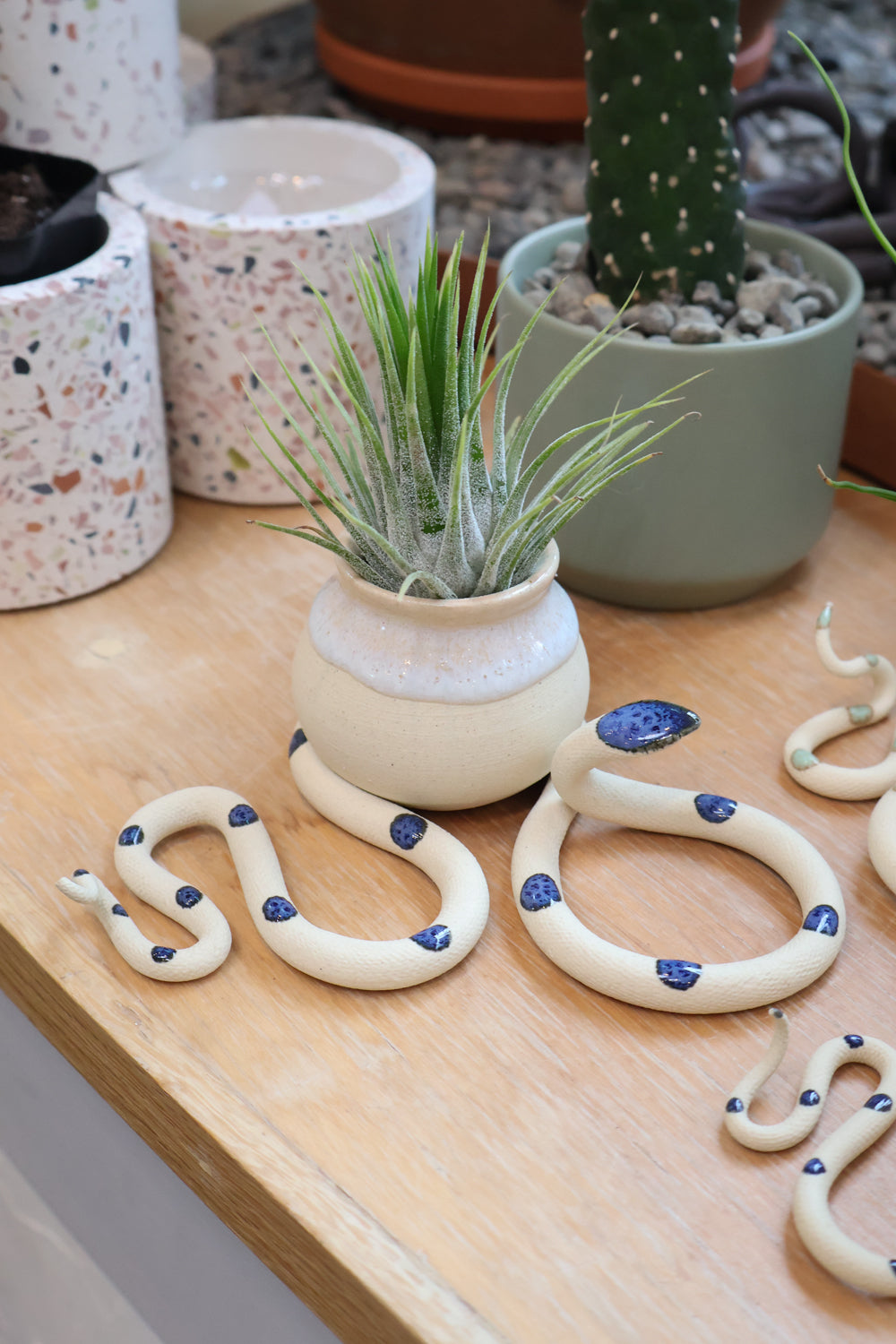 Ceramic Snake Bud Vase - Carter + Rose