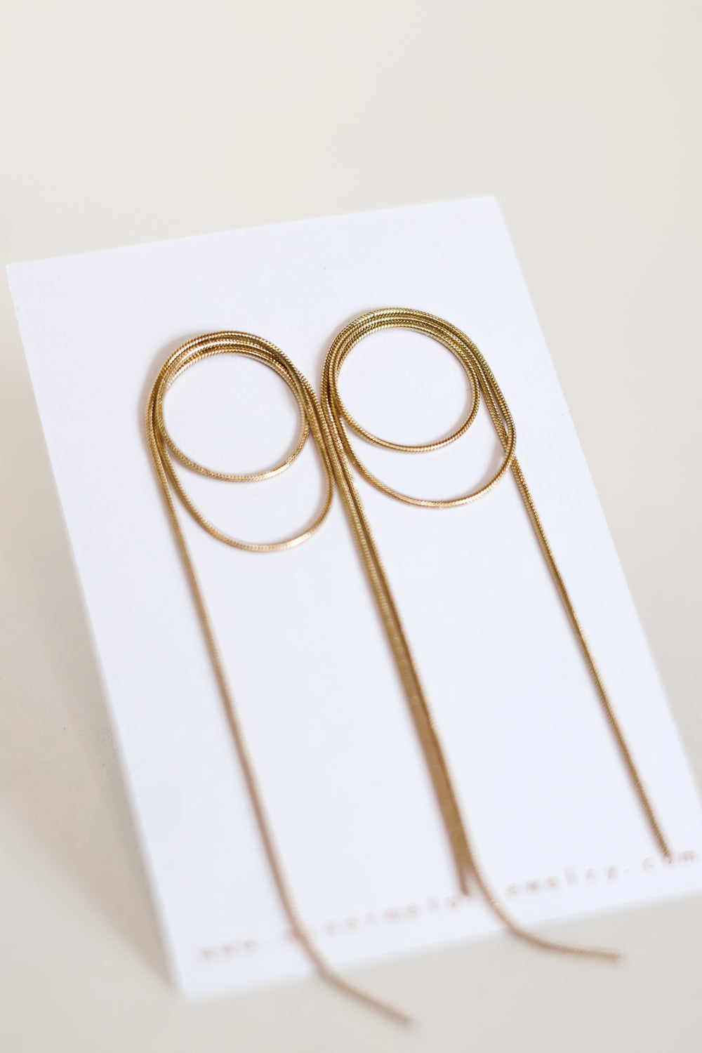 Tangled Chain Earrings - Carter + Rose