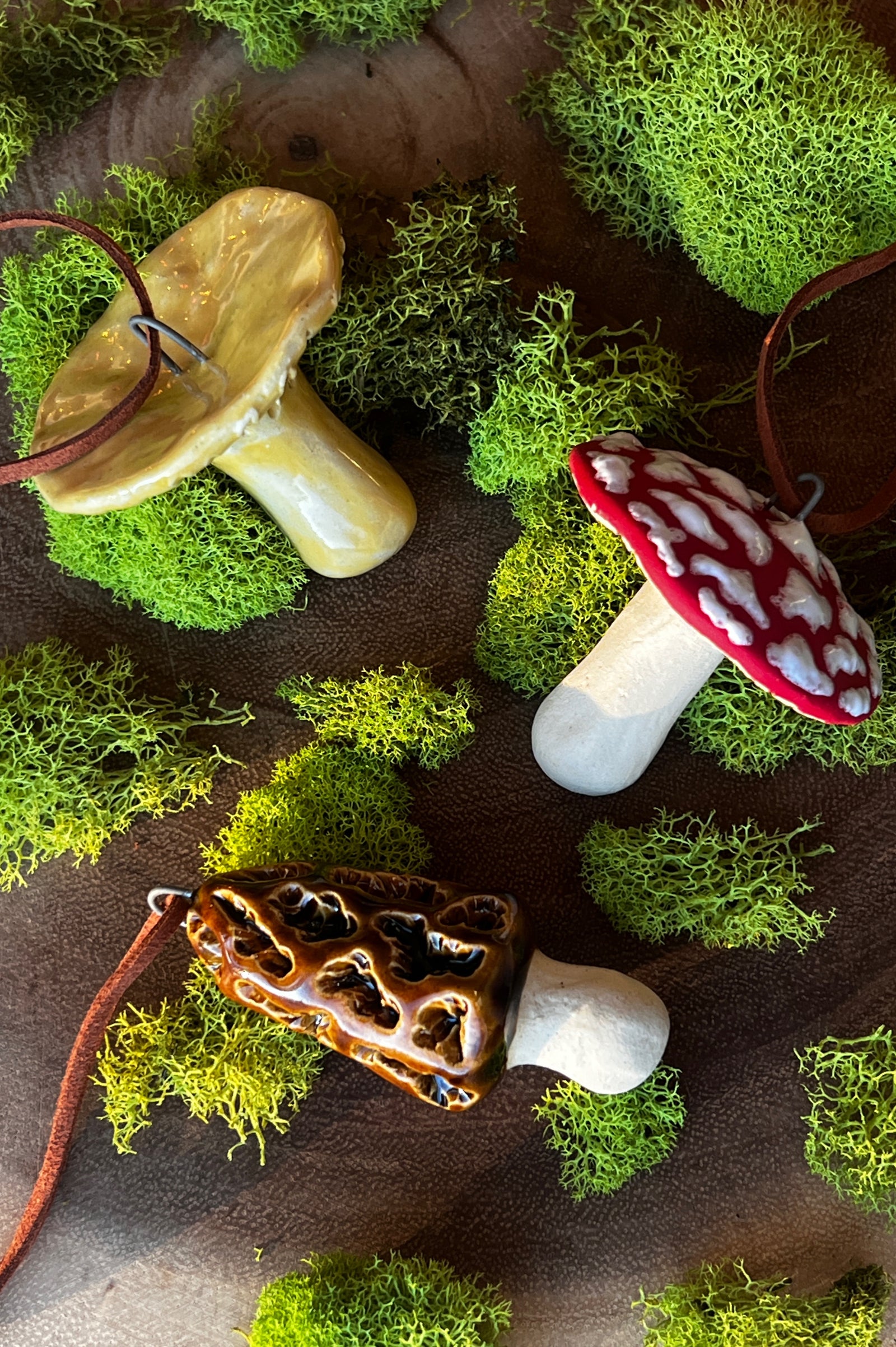 Ceramic Mushroom Ornaments / December 12th - Carter + Rose