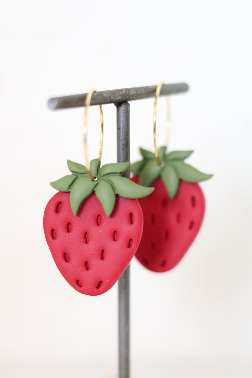Sweet Strawberry Earrings - Carter + Rose